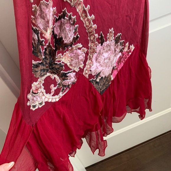 Vintage Betsy Johnson silk velvet dress - Picture 2 of 7